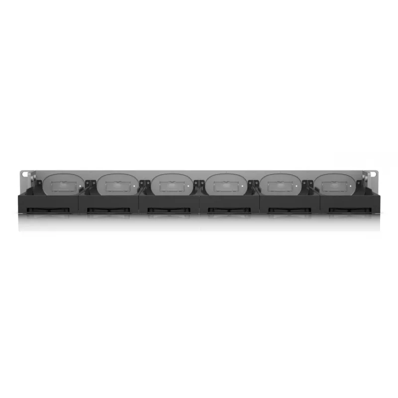 Rack-Einlegeboden Ubiquiti UACC-AI-Port-RM Schwarz Grau Polycarbonat Stahl