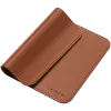 Satechi Premium Mauspad – Mauspad aus veganem Leder (braun)