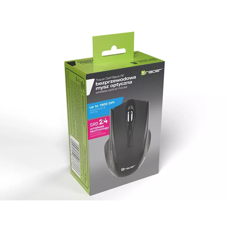 Tracer 47432 Kabellose optische Maus RF 2,4GHz/BT Schwarz
