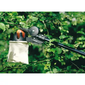 Fiskars Obstpflücker, Länge 290 mm, schwarz/weiß, glasfaserverstärkter Kunststoff und Baumwolle (110970)