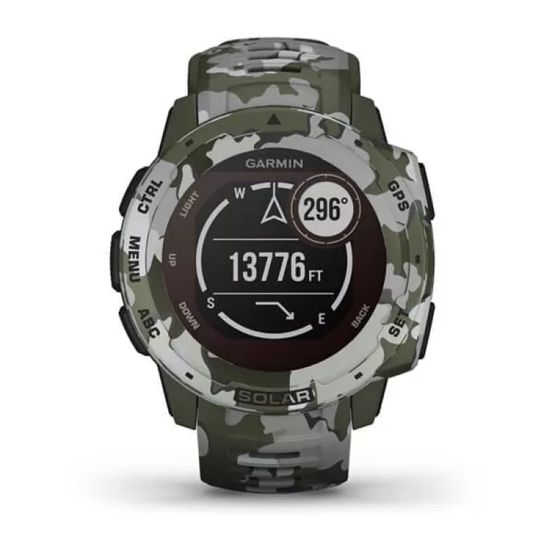 GPS-Uhr Garmin Instinct Solar Camo Edition Tarnung