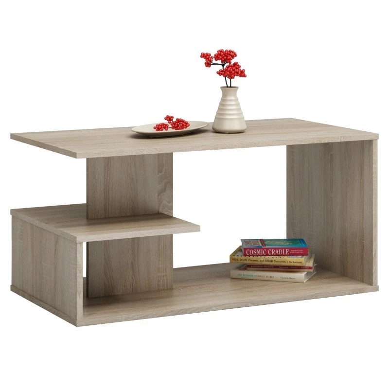 Topeshop ŁAWA DALLAS SONOMA Couchtisch/Beistelltisch Couchtisch Freiform 1 Bein(e)