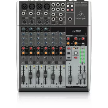 Behringer Xenyx 1204USB Audiomixer 12 Kanäle Grau