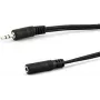 Audio-Verlängerungskabel e p B 125/5 LOSE — 3,5 mm Stecker auf 3,5 mm Buchse, 5 m, schwarz