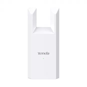 Netzwerk-Repeater TENDA T10 2,4 GHz Wi‑Fi 4, 300 Mbit/s, 2 externe Antennen, 1x RJ-45, weiß