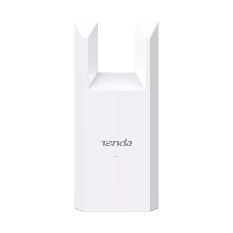 Netzwerk-Repeater TENDA T10 2,4 GHz Wi‑Fi 4, 300 Mbit/s, 2 externe Antennen, 1x RJ-45, weiß