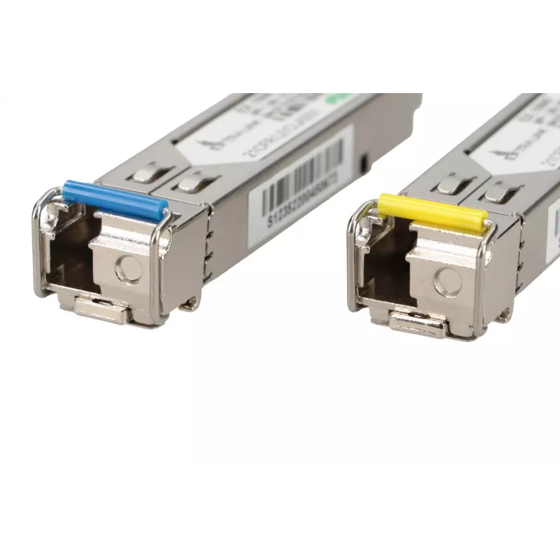 Extralink SFP WDM Modul 1,25G, 1,25Gbps, 1310/1550nm, Single Mode, 20km, LC, DOM, Paar, Entwickelt für HP/Aruba