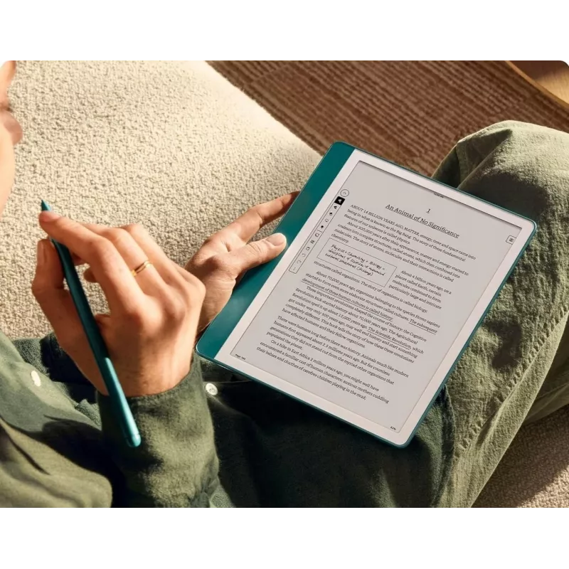 Ebook New Kindle Scribe - 2024 release 10.2 blendfrei 64GB Wi-Fi (Ohne Lockscreen Ads) mit Premium Pen Tungsten