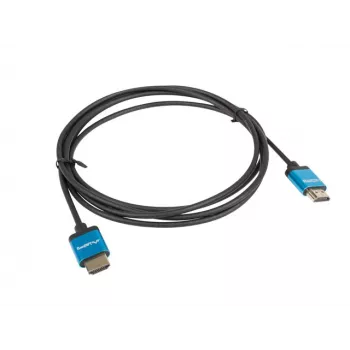 HDMI-Kabel LANBERG CA-HDMI-22CU-0018-BK 1,8 m — HDMI Typ A auf A, HDMI 2.0, 18 Gbit/s, ARC, vergoldet