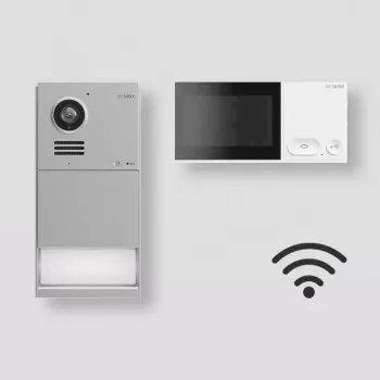 Siedle Set WLAN mattchrom IQSW-0f.Bestand (210013219-00)
