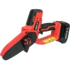Akku-Kettensäge YATO YT-828135 — 18V Li-Ion 2Ah, 10 cm Schiene, 3200 U/min, 4,8 m/s Kettengeschwindigkeit, 26 Glieder