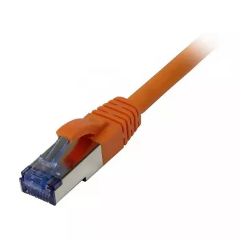 Patchkabel RJ45 – CAT6A 500 MHz – 10 m – orange – S-STP (S/FTP) – komponentengeprüft (GHMT-zertifiziert) – AW