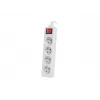 Mehrfachsteckdose Lanberg PS1-04E-0150-W 1,5m 4 AC-Steckdosen Innenbereich Weiß