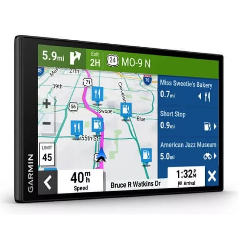 Garmin DriveSmart 76 Navigator Fest 17,8 cm (7) TFT Touchscreen 239,6 g Schwarz (EU MT-D)