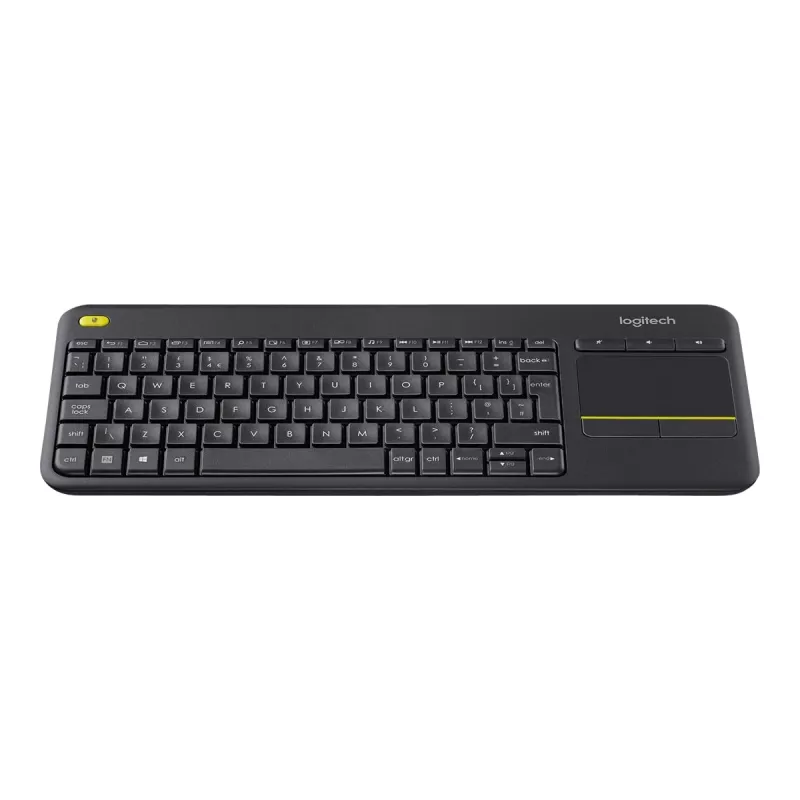 Logitech Wireless Touch Keyboard K400 Plus - Tastatur - drahtlos - 2.4 GHz - Schweizer - Schwarz