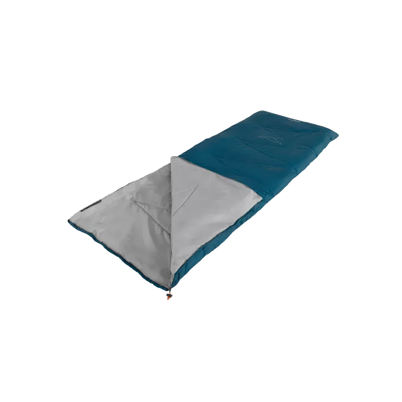 Easy Camp Starling Square Schlafsack, 10 °C, Blau, einseitiger L-förmiger Reißverschluss