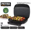 Elektrogrill Petra PT4366MBLKVDE schwarz mit Antihaftbeschichtung und einstellbarer Temperatur