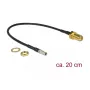 Koaxialkabel DeLOCK 89912 RG-174 0,2 m TS-9 SMA Schwarz