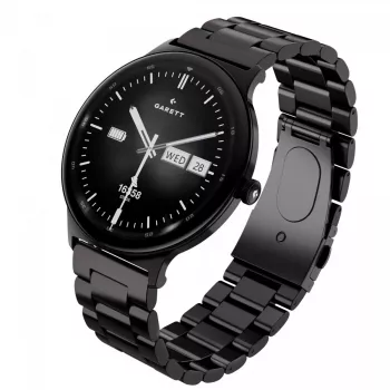 Smartwatch Garett Quantum — Edelstahl Silber
