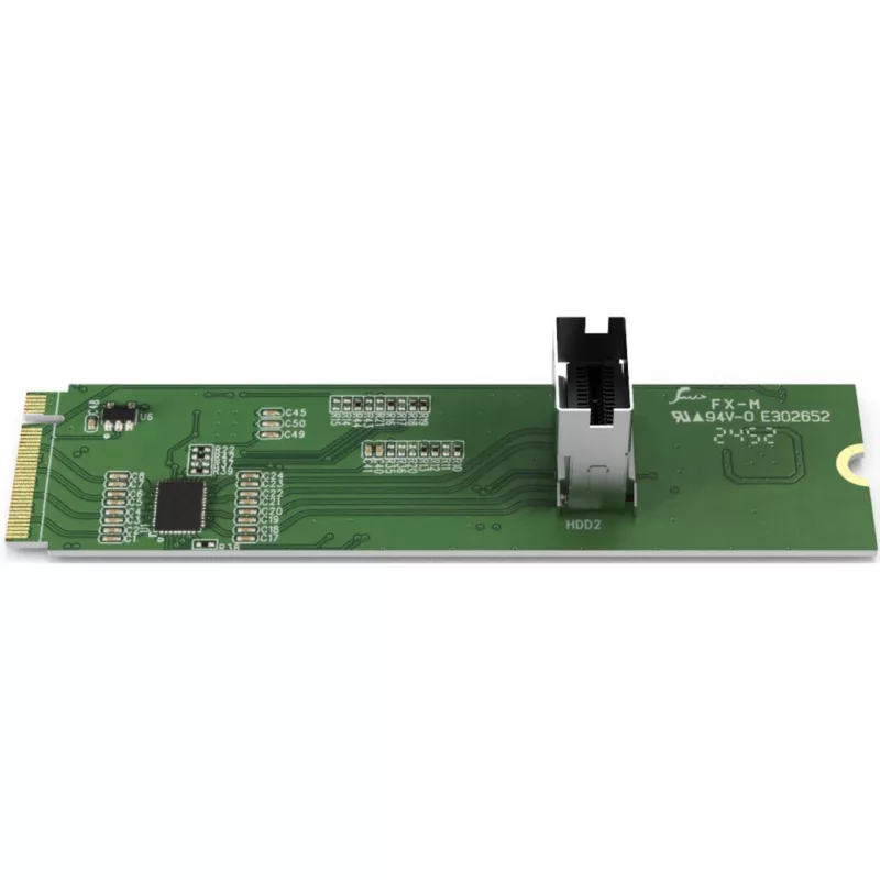 ICY DOCK - M.2 NVMe PCIe 4.0 SSD auf 1 x SlimSAS 4i Adapter mit Redriver