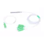 Kabel-Splitter Extralink Splitter 1:4 PLC SC/APC 900um 1,5m Grün Weiß