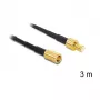 Koaxialkabel DeLOCK 88648 3m SMB Schwarz