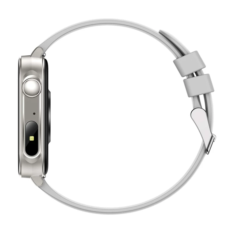 Smartwatch Colmi P80 silber – Colmi P80 kompakte Smartwatch, silbernes Gehäuse