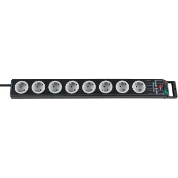 Power Extension Brennenstuhl 1153380118 2,5 m 8 AC-Steckdosen Schwarz Grau