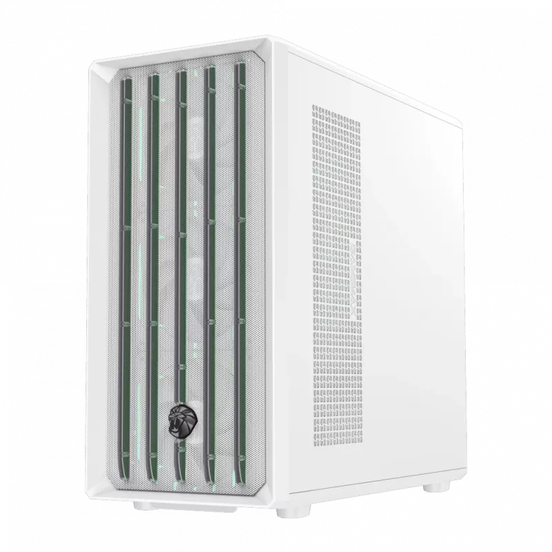 Gamemax Gehäuse | CLAW 460 WH | Weiß | Mid-Tower | Netzteil nicht enthalten