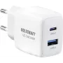 VOLTCRAFT VC-13082880 USB-Ladegerät Innenbereich Ausgangsstrom (max.) 2,08 A 2 x USB, USB-C® Buchse (Power Delivery) (VC-13082880)