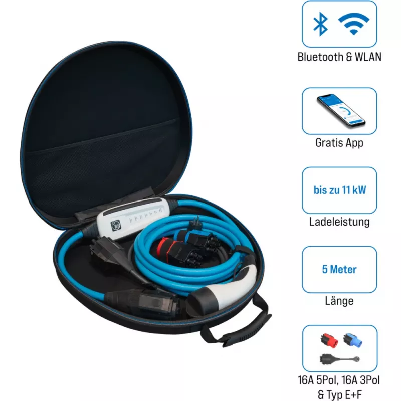 Ladekabel NRGkick 16A 5m Set Optimal 17501093 für EV-Laden