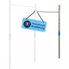 Gymnastikreck-Verlängerung Doppelreck HUDORA Vario, verstellbares Fitnessgerät, blau/beige