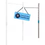 Gymnastikreck-Verlängerung Doppelreck HUDORA Vario, verstellbares Fitnessgerät, blau/beige
