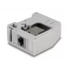 DeLOCK DIN-Schienenadapter RJ45-Buchse zu RJ45-Buchse Cat.6A Grau