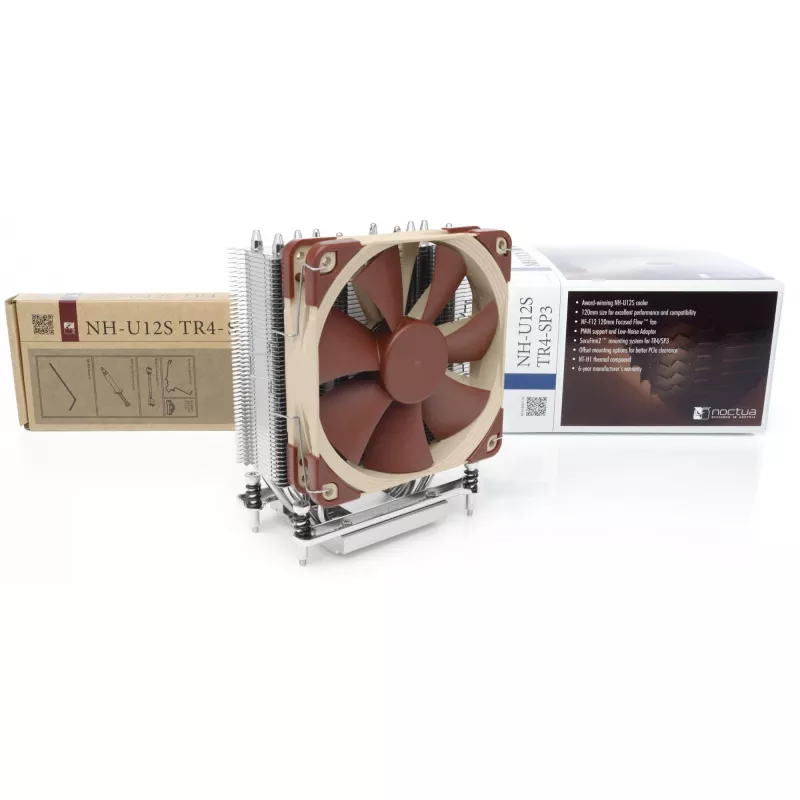 CPU-Kühler Noctua NH-U12S TR4-SP3, einzelner 120-mm-Lüfter, für AMD TR4/SP3-Sockel, 158×125×71 mm, 870 g