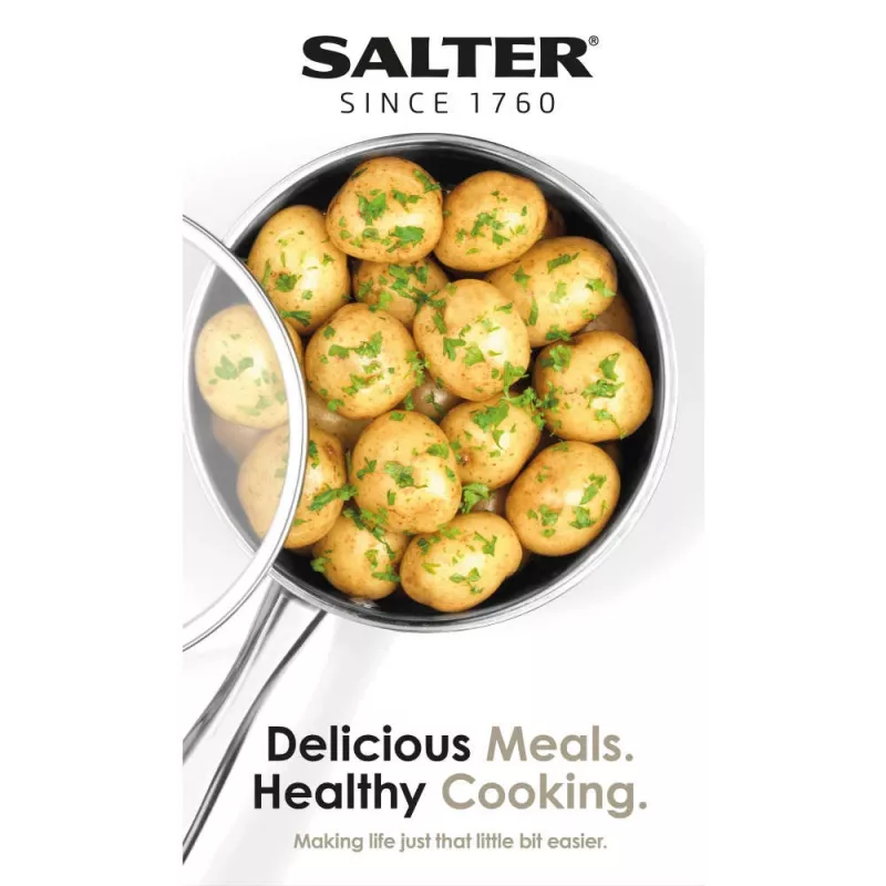 Kochtopfset Salter BW06746EU7 — Edelstahl 5-teiliges Set mit Deckeln