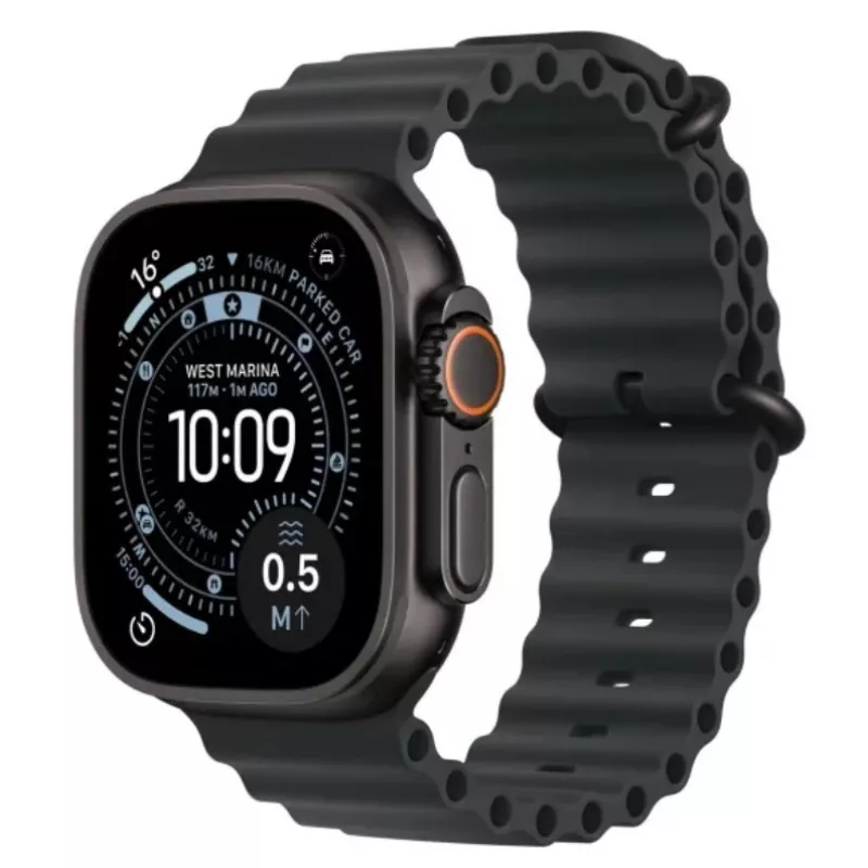Smartwatch Apple Watch Ultra 3 GPS + Cellular 49mm Black Titanium Case Black Ocean Band