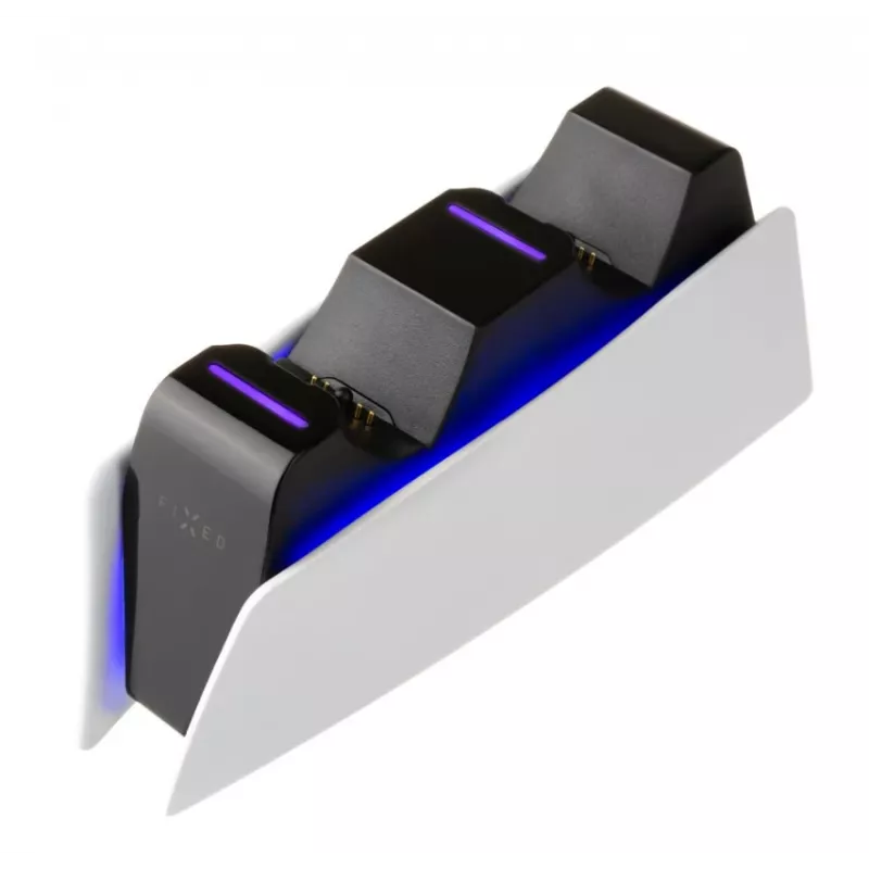 Ladestation FIXED FIXPS5-DCC-BW für PlayStation 5 Kabelgebunden Schwarz Weiß