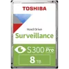 Toshiba S300 Pro Surveillance interne Festplatte 8 TB 7200 RPM 512 MB 3.5 Serial ATA III