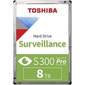 Toshiba S300 Pro Surveillance interne Festplatte 8 TB 7200 RPM 512 MB 3.5 Serial ATA III