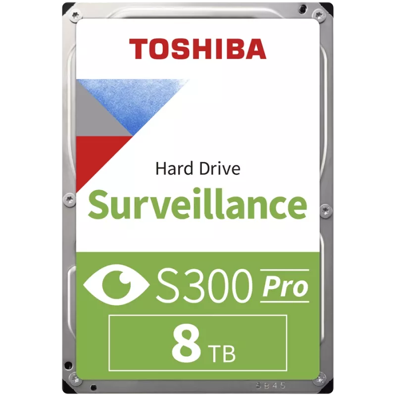 Toshiba S300 Pro Surveillance interne Festplatte 8 TB 7200 RPM 512 MB 3.5 Serial ATA III