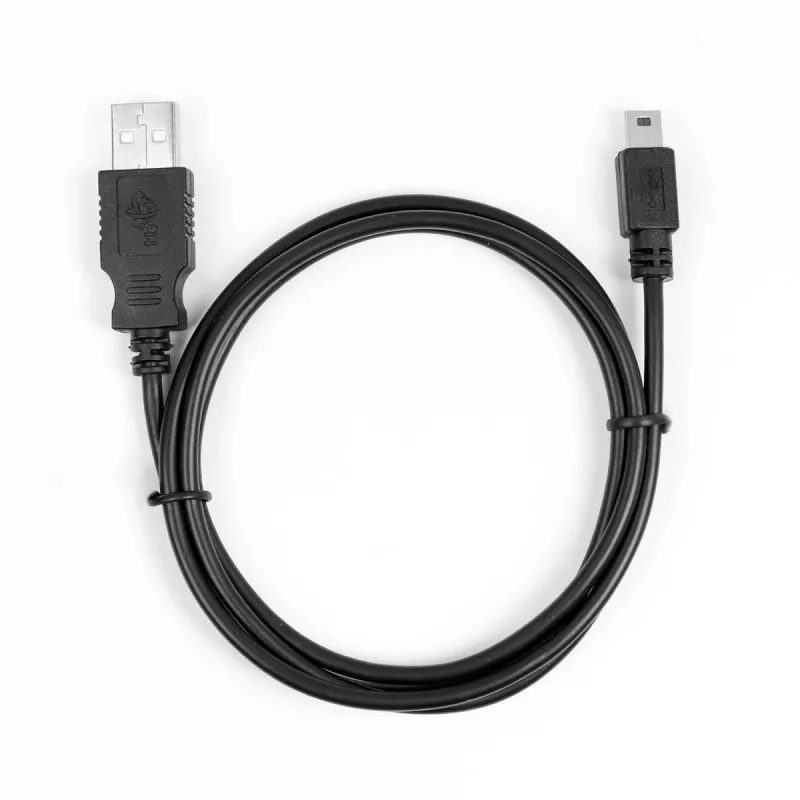 Kabel USB - Mini-USB 1 m, schwarz