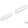 DeLOCK Staubschutzkappe für D-Sub 37 Stecker 2 Stück transparent