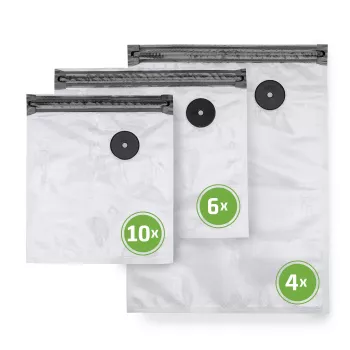 Caso | Vacu ZIP-Beutel Set | 01243 | Transparent
