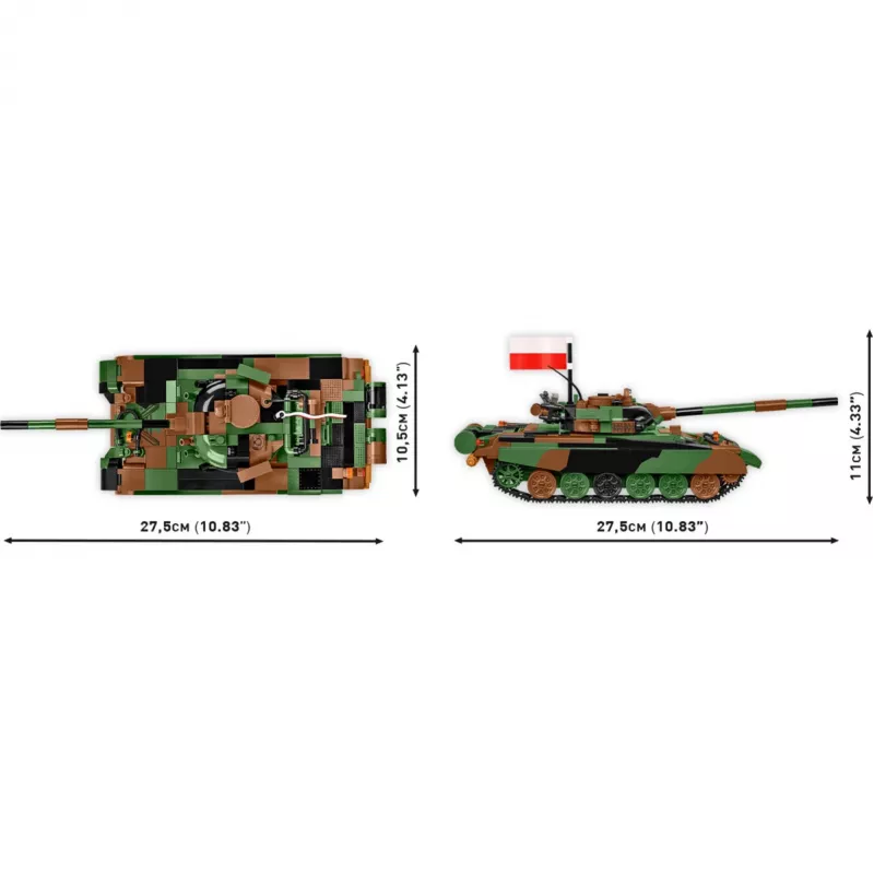 Bausatz COBI T-72M1R PL/UA Streitkräfte 724 Teile