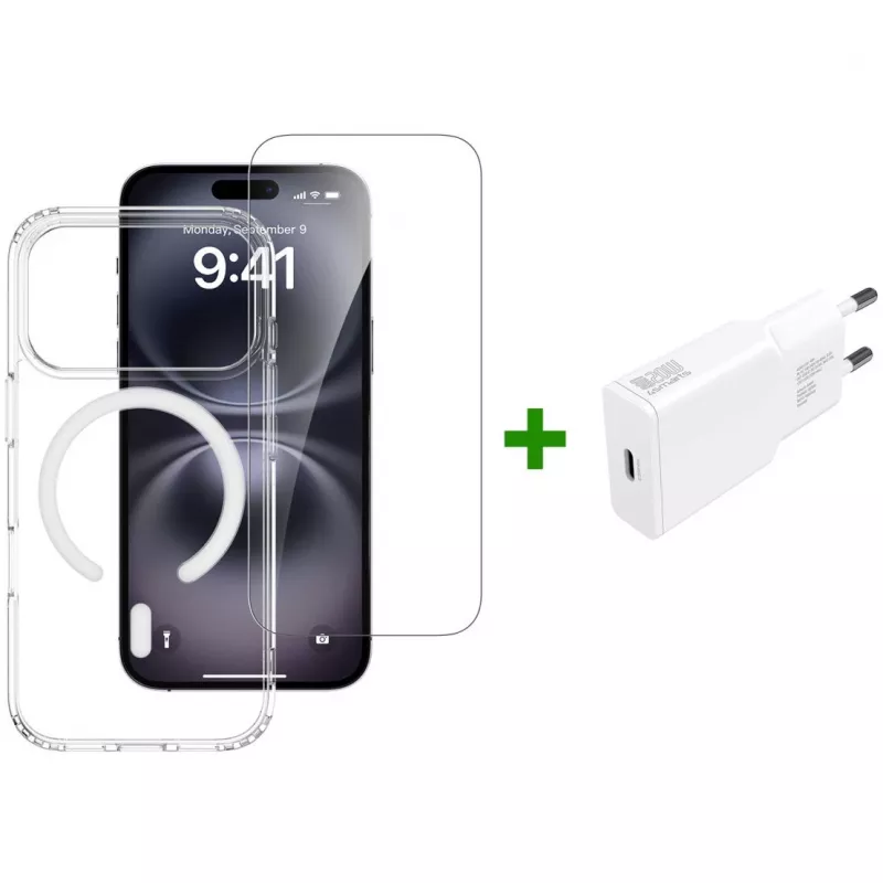 4smarts 3in1 Premium Starter Set für Apple iPhone 17 Pro, MagSafe-kompatibel