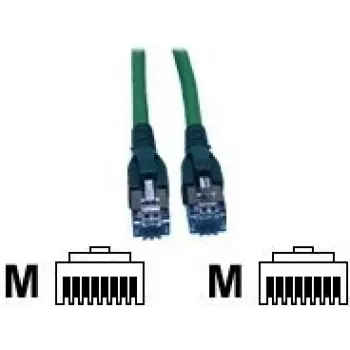 TE Connectivity AMP - Patchkabel - RJ-45 (M) auf RJ-45 (M) - 3 m - SFTP - CAT 6 - halogenfrei - Grün (0-1711735-3)
