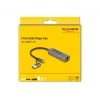 DeLOCK 64282 Laptop-Dockingstation & Portreplikator Kabelgebunden USB 3.2 Gen 1 (3.1 Gen 1) Type-C Grau (64282)