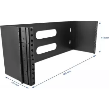 Rackbasis DeLOCK 19 Zoll Wandmontage Rack 4U schwarz
