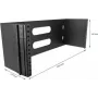 Rackbasis DeLOCK 19 Zoll Wandmontage Rack 4U schwarz